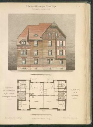 Doppelhaus in Stuttgart-Ostheim