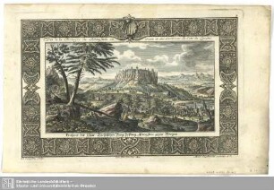Prospect der Chur- sächsischen Berg-Vestung Königstein gegen Morgen