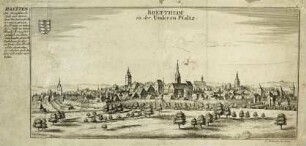 Ansicht der Stadt Bretten