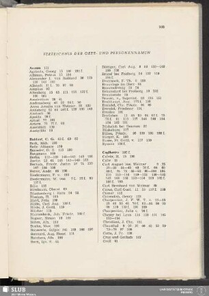 Verzeichnis Der Ort- Und Personennamen