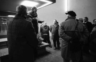 Basel (Schweiz): Badischer Bahnhof; in der Vorhalle des Badischen Bahnhofs