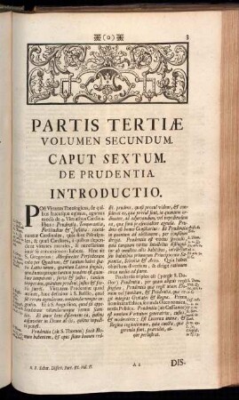 Caput Sextum. De Prudentia.