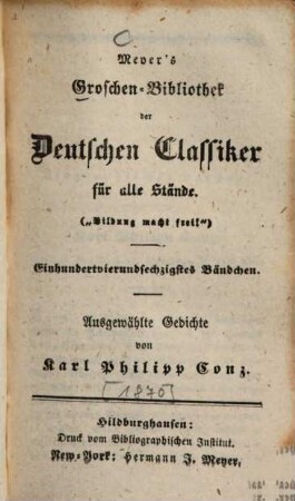 Ausgewählte Gedichte