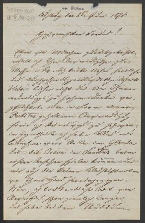 Brief an Friedrich Wilhelm Jähns : 25.06.1871