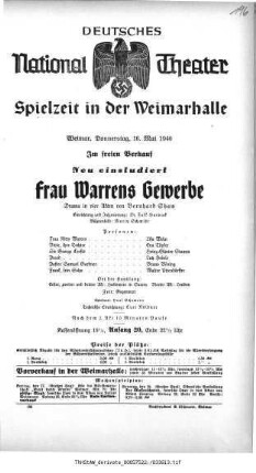 Frau Warrens Gewerbe