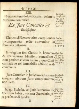 Ex Iure Canonico & Ecclesiastico