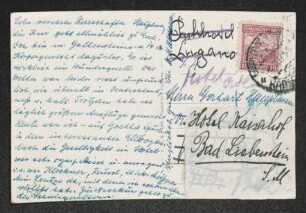 Brief von Hermann Haussmann an Gerhart Hauptmann und Margarete Hauptmann