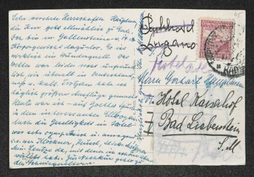Brief von Hermann Haussmann an Gerhart Hauptmann und Margarete Hauptmann