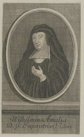 Bildnis der Wilhelmina Amalia Imperatrix Vidua