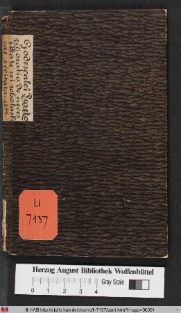 Godescalci Praetorii Oratio de necessitate rei scholasticæ recitata In ludo literario Magdeburgensi Anno 1553.