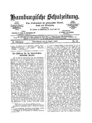 Die Fürsorge für die schulentlassene männliche Jugend