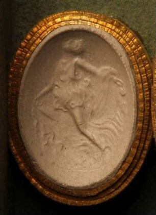 Trunkene Bacchantin, tanzend (Daktyliothek, Erstes Mythologisches Tausend)