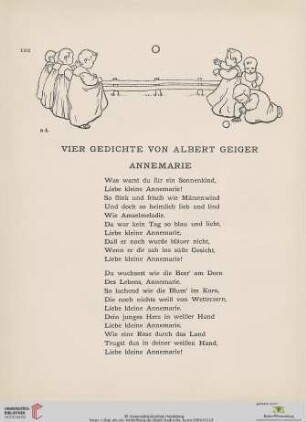 Vier Gedichte
