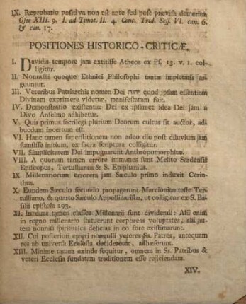 Positiones historico-criticæ.
