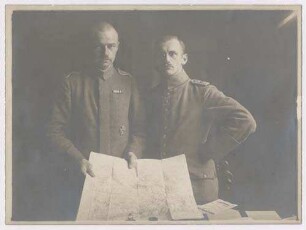Martin Hentschel und Karl Förster in Uniform