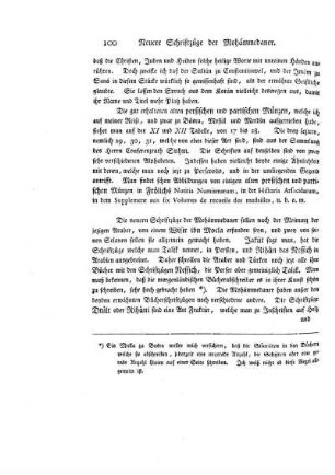 Neuere Schriftzüge der Mohammedaner