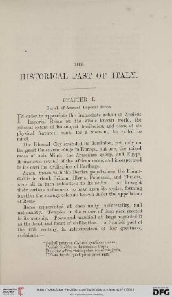 Chapter I. Sketch of Ancient Imperial Rome