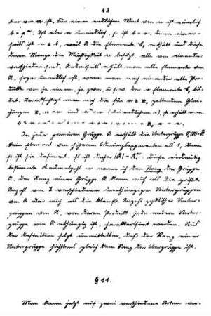 § 11. Zurückführung der Zerlegung von R auf die Zerlegung von A.