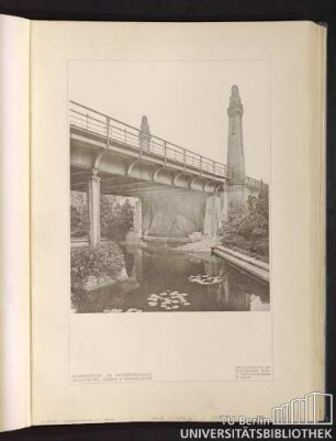 Teil III. Tafel 28. Brunnenwand am Nollendorfplatz. Architekten: Cremer & Wolffenstein.