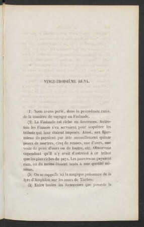 Vingt-Troisième Runa.