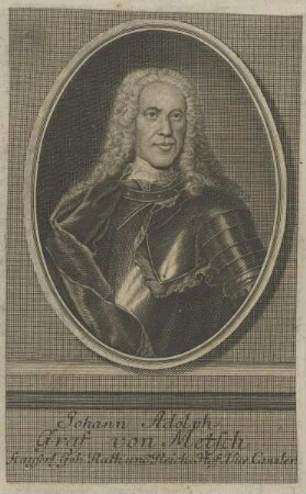 Bildnis von Johann Adolph Graf von Metsch