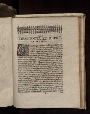 Poenitentia Et Deprecatio Publica