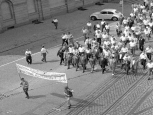 Bundesparteitag der NPD in Karlsruhe.