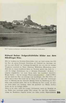 Erdgeschichtliche Bilder aus dem Nördlinger Ries.