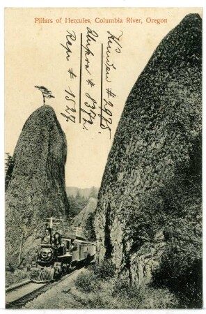 Oregon. Pillars of Hercules, Columbia River,Oregon