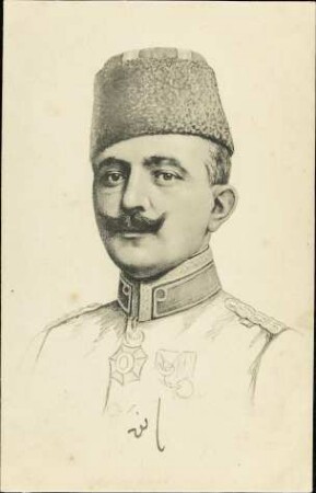 Enver Pascha Türkischer Höchstkommandierender [R]