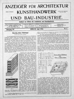 Nr. 6, Juni 1912