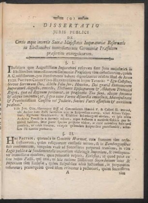 Dissertatio Juris Publici ...