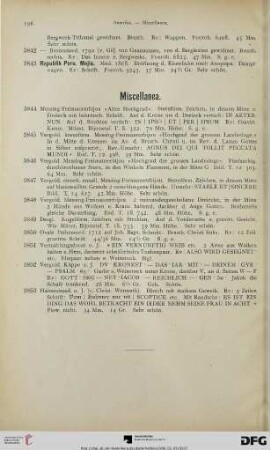 Miscellanea (Nr. 3844-3853)