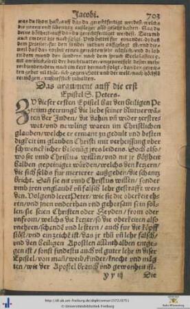Die Episteln Sanct Peters