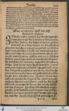 Die Episteln Sanct Peters