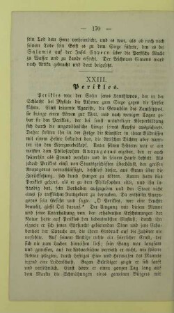 XXIII. Perikles