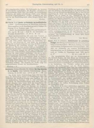 441 [Rezension] Bernheim, Ernst, Quellen zur Geschichte des Investiturstreites. Heft I: Zur Geschichte Gregors VII. und Heinrichs IV. Heft II: Zur Geschichte des Wormser Konkordates