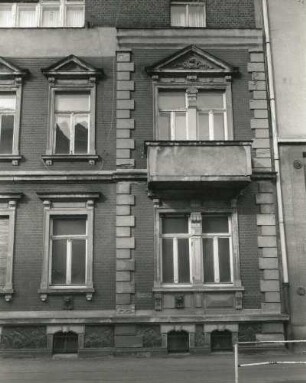 Wurzen, Dresdener Straße 5c. Wohnhaus (1880/1890 und um 1920/1930). Fenster