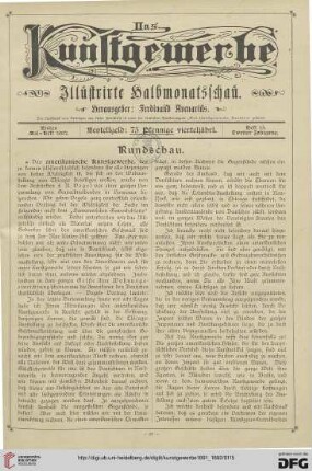 1. Mai-Heft 1892