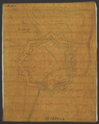 Plan von Maubeuge