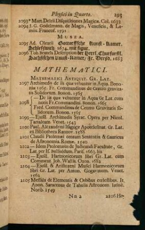 Mathematici In Quarto.