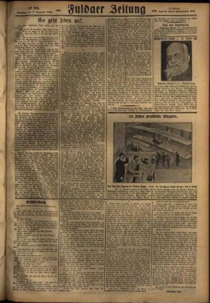 Zweite Ausgabe vom Samstag, den 08. Dezember 1928.