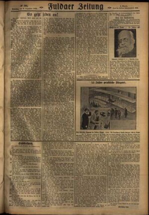 Zweite Ausgabe vom Samstag, den 08. Dezember 1928.