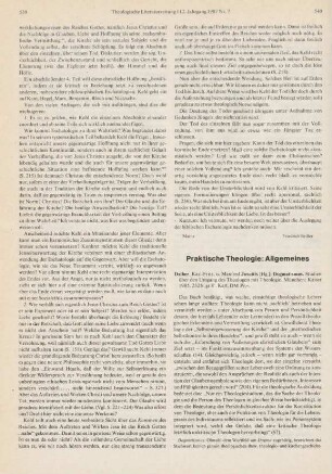540-542 [Rezension] Dogmatismus