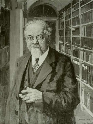 Bildnis des Görlitzer Ratsarchivars Prof. Dr. Dr. h. c. Richard Jecht