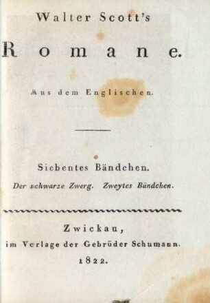 44: Walter Scott's Romane