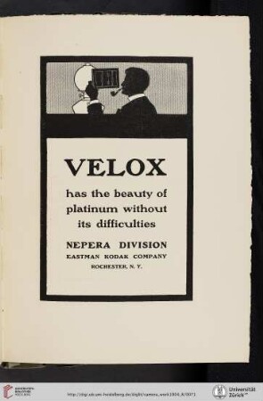Nepera Division, Eastman Kodak Co. [Velox Paper]