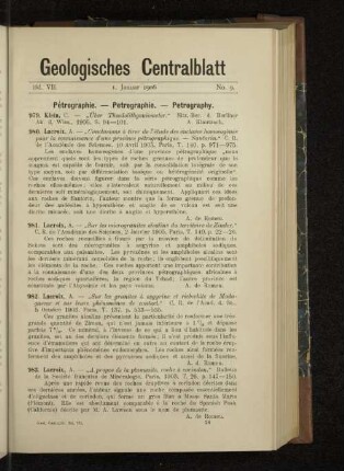 1. Januar 1906 No. 9.
