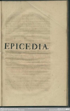 Epicedia