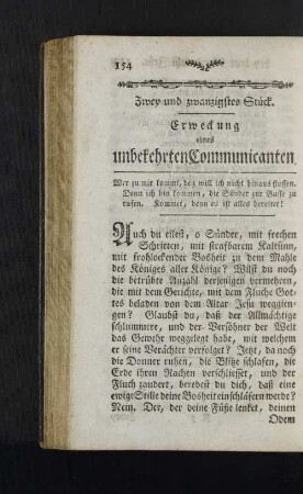 Zwey und zwanzigstes Stück.
